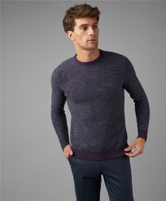 Пуловер мужской HENDERSON KWL-0795 фиолетовый 54 RU