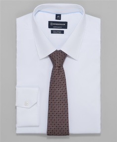 Рубашка мужская HENDERSON SHL-2426-XL белая 43 - 37