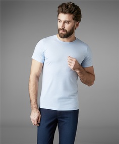 Футболка мужская HENDERSON HTS-0270 голубая L