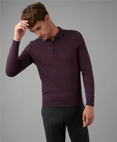 Поло мужское HENDERSON KWL-0768 фиолетовое 58 RU