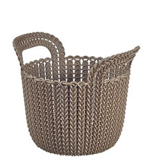 Корзина для белья Curver Knit xs 3 л темно-коричневая