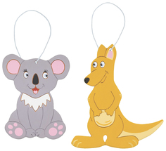 Набор для творчества "Чудесные животные Австралии" - Кенгуру и коала Arti