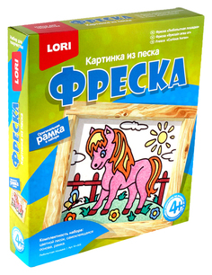Песочная картина LORI Lori Кп-005 Любопытная лошадка