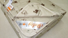 Одеяло Sterling Home Textile ВЕРБЛЮЖЬЯ ШЕРСТЬ "4-сезона" 200x220, тик, Евро