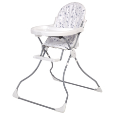 Стульчик для кормления Polini kids 152 Звезды белый/серый