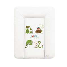 Матрас пеленальный Ceba Baby I Love Mom 70x50 см мягкий на комод W-143-104-100