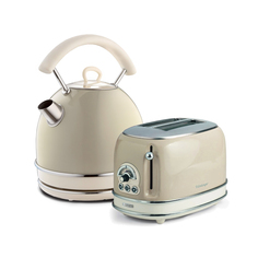 Комплект Ariete Vintage Чайник электрический 2877/03 + тостер 155/13 Beige