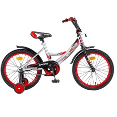 Детский велосипед двухколесный MaxxPro Sport 18" серый
