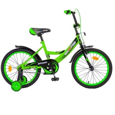 Детский велосипед двухколесный MaxxPro Sport 18" салатовый