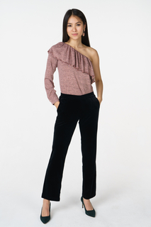 Брюки женские Fashion.Love.Story. 17PF4010BC черные 42 RU