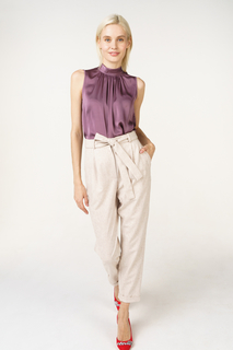 Брюки женские T-Skirt AW18-41-0530-FS бежевые 48 RU