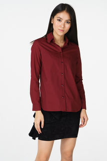 Рубашка женская Fashion.Love.Story. 18SP2061BD бордовая 44 RU