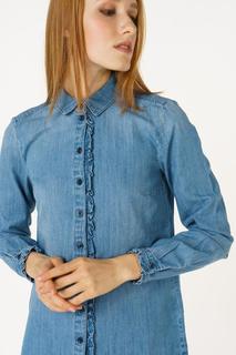 Рубашка женская Marc O’Polo 937742733/031 голубая 32 EU