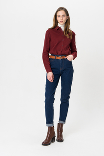 Рубашка женская Blend She 20203040 бордовая S