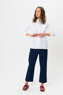 Рубашка женская ICHI 20107671 белая M