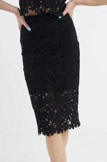 Юбка женская T-Skirt 16SS-02-0111-FS черная 46 RU