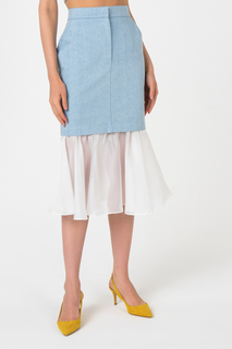 Юбка женская T-Skirt SS17-02-0371-FS голубая M