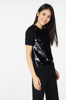 Футболка женская Fashion.Love.Story. 18PS2006 черная 44 RU