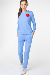 Костюм женский Fashion.Love.Story. 18PS9012 голубой 44 RU
