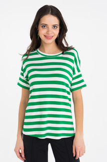 Футболка женская ICHI 20108376 зеленая L