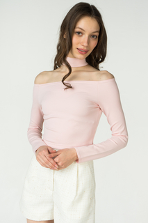 Топ женский T-Skirt SS17-04-0341-BS бежевый 46 RU