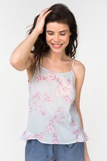 Топ женский Vero Moda 10209806 голубой S