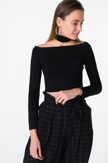 Топ женский T-Skirt SS17-04-0341-BS черный 42 RU