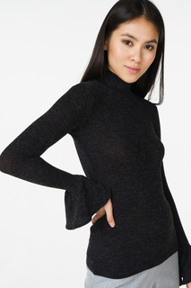 Водолазка женская Fashion.Love.Story. 18PS2020 черная 44 RU