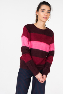 Пуловер женский Blend She 20202733 бордовый XS