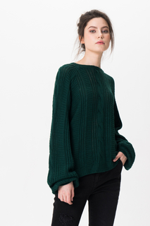 Пуловер женский Blend She 20202792 зеленый M