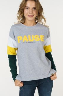 Свитшот женский Blend She 20202511 серый XS