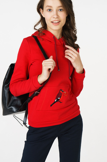 Худи женское Fashion.Love.Story. 17AW0021 красное 48 RU