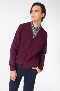 Кардиган мужской BLUE SEVEN 376149X бордовый M