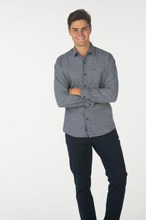 Рубашка мужская Dockers 5576200360 серая L