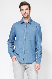 Рубашка мужская Tom Farr T M2421.35 синяя S