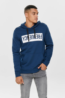 Толстовка мужской ONLY & SONS 22014638 синий L