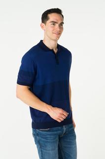 Поло мужское Westrenger WKTR-18-12 синее M