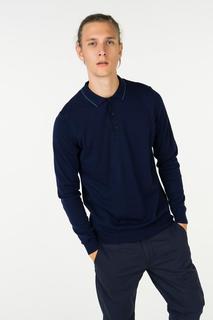 Поло мужское Westrenger WTRPL-18-03 синее M