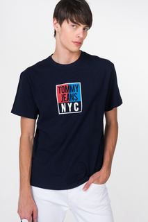 Футболка мужская Tommy Jeans DM0DM05548 синяя XL