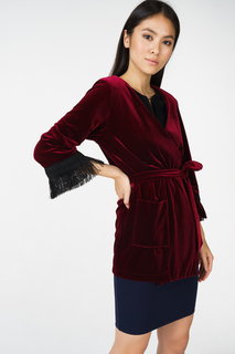 Жакет женский Fashion.Love.Story. 17PF3003BD бордовый 46 RU