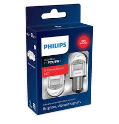 Комплект Светодиодных Ламп 2 Шт P21/5 Led Red 12v Philips арт. 11499XURX2