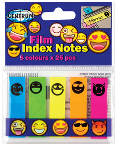 Стикеры CENTRUM Смайлы 87012 5 цветов 125 шт