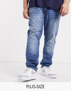 Синие джинсы Burton Menswear Big & Tall-Синий