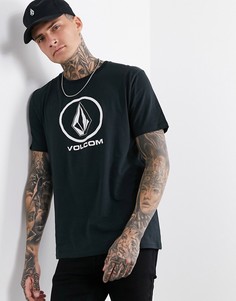 Черная футболка Volcom-Черный