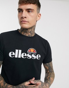 Черная футболка со светоотражающим логотипом ellesse Giniti 2-Черный