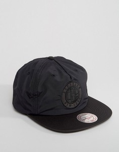 Бейсболка Mitchell & Ness Brooklyn Nets-Черный