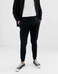 Черные зауженные джоггеры Burton Menswear-Черный
