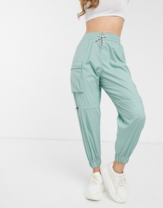 Джоггеры с карманами и шнурком ASOS DESIGN-Синий