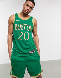 Зеленая майка Nike Basketball Boston Celtics-Зеленый