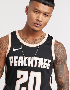 Черная майка Nike Basketball Atlanta Hawks John Collins NBA-Черный